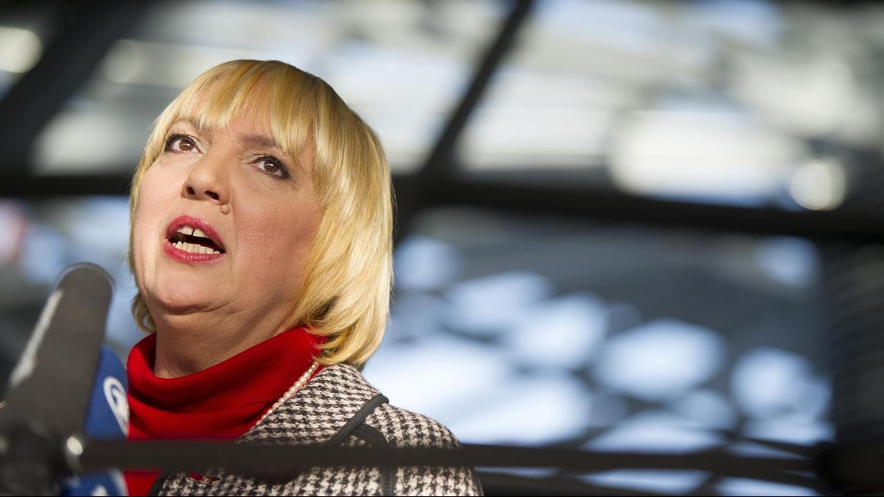 Die Bundestagsvizepräsidentin Claudia Roth (Grüne) Die Bundestagsvizepräsidentin Claudia Roth (Grüne)