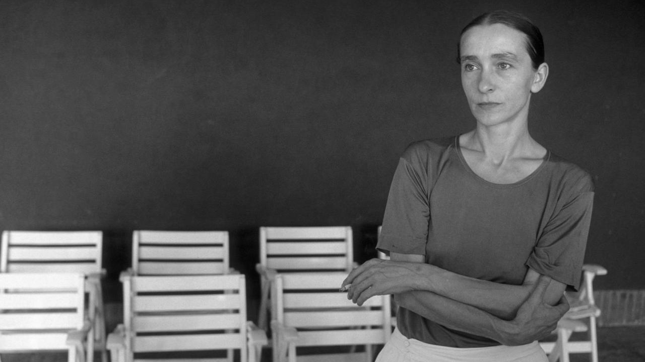 Porträt der Tänzerin Pina Bausch. Porträt der Tänzerin Pina Bausch.