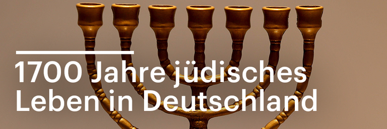 7-armiger Leuchter, 1700 Jahre jüdisches Leben in Deutschland