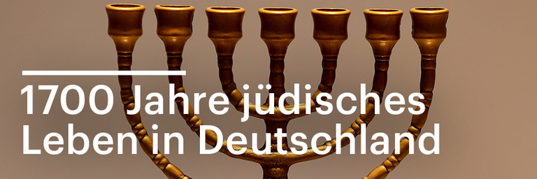 7-armiger Leuchter, 1700 Jahre jüdisches Leben in Deutschland 7-armiger Leuchter, 1700 Jahre jüdisches Leben in Deutschland