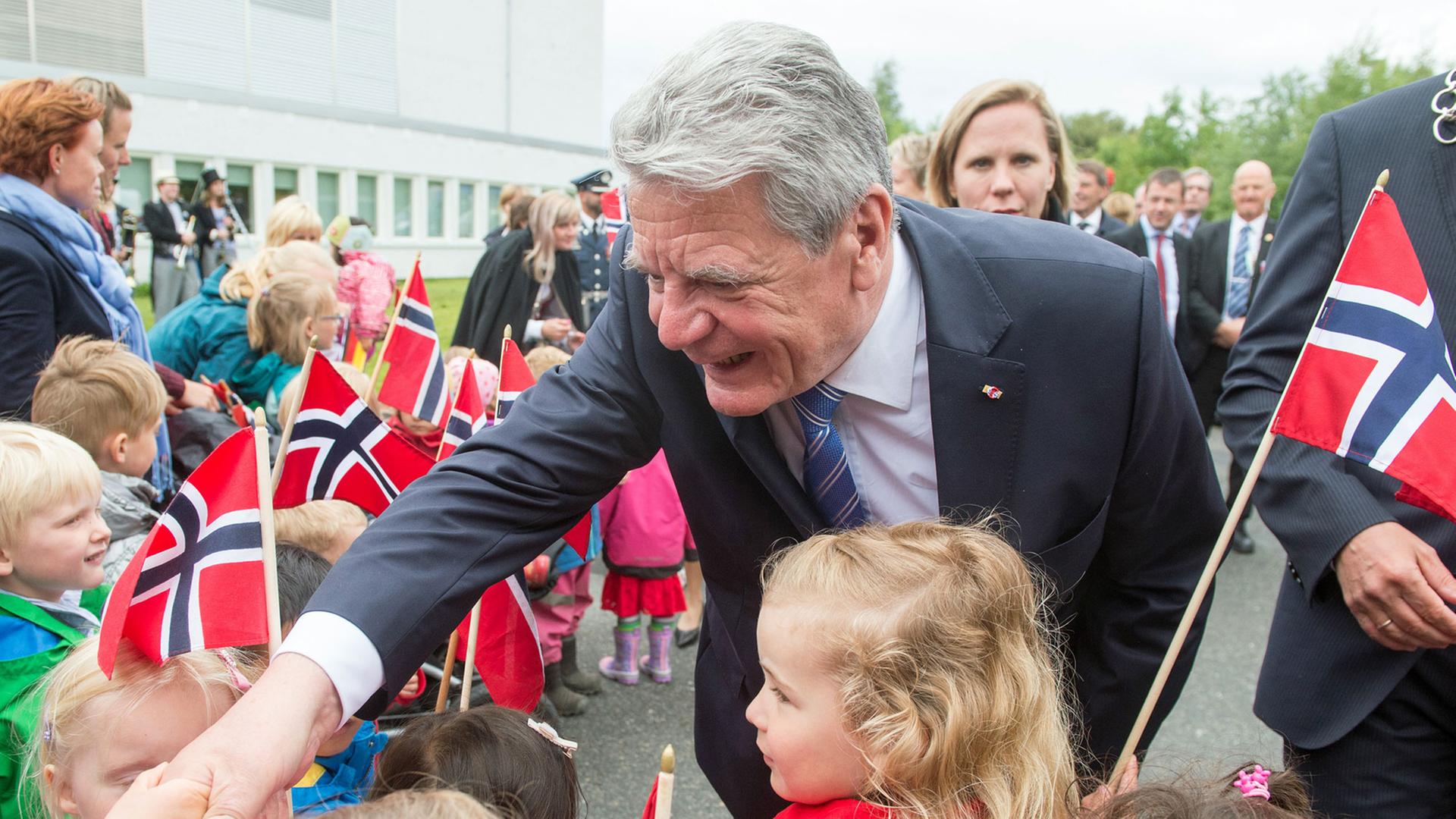 Bundespräsident Joachim Gauck in Norwegen Bundespräsident Joachim Gauck in Norwegen