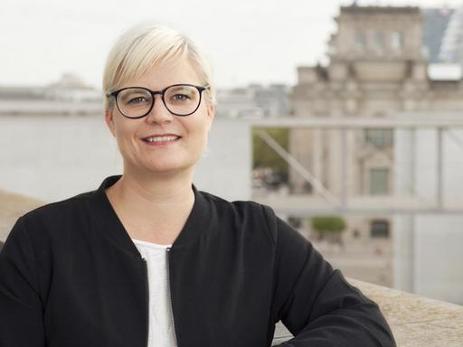Nadine Lindner, Deutschlandradio Hauptstadtstudio, Juli 2019 Nadine Lindner, Deutschlandradio Hauptstadtstudio, Juli 2019