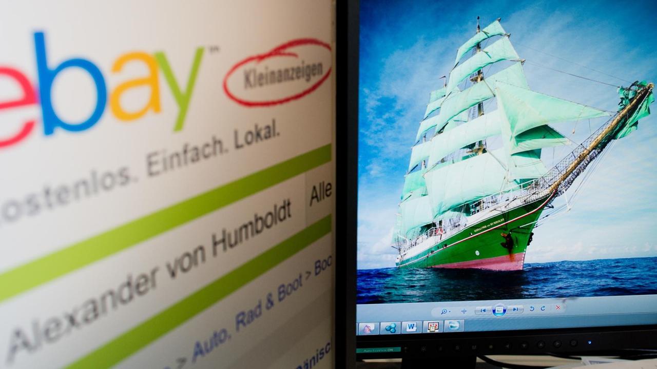 Auf ebay Kleinanzeigen kann man fast alles kaufen - auch ein Großsegler wurde schon angeboten. Auf ebay Kleinanzeigen kann man fast alles kaufen - auch ein Großsegler wurde schon angeboten.