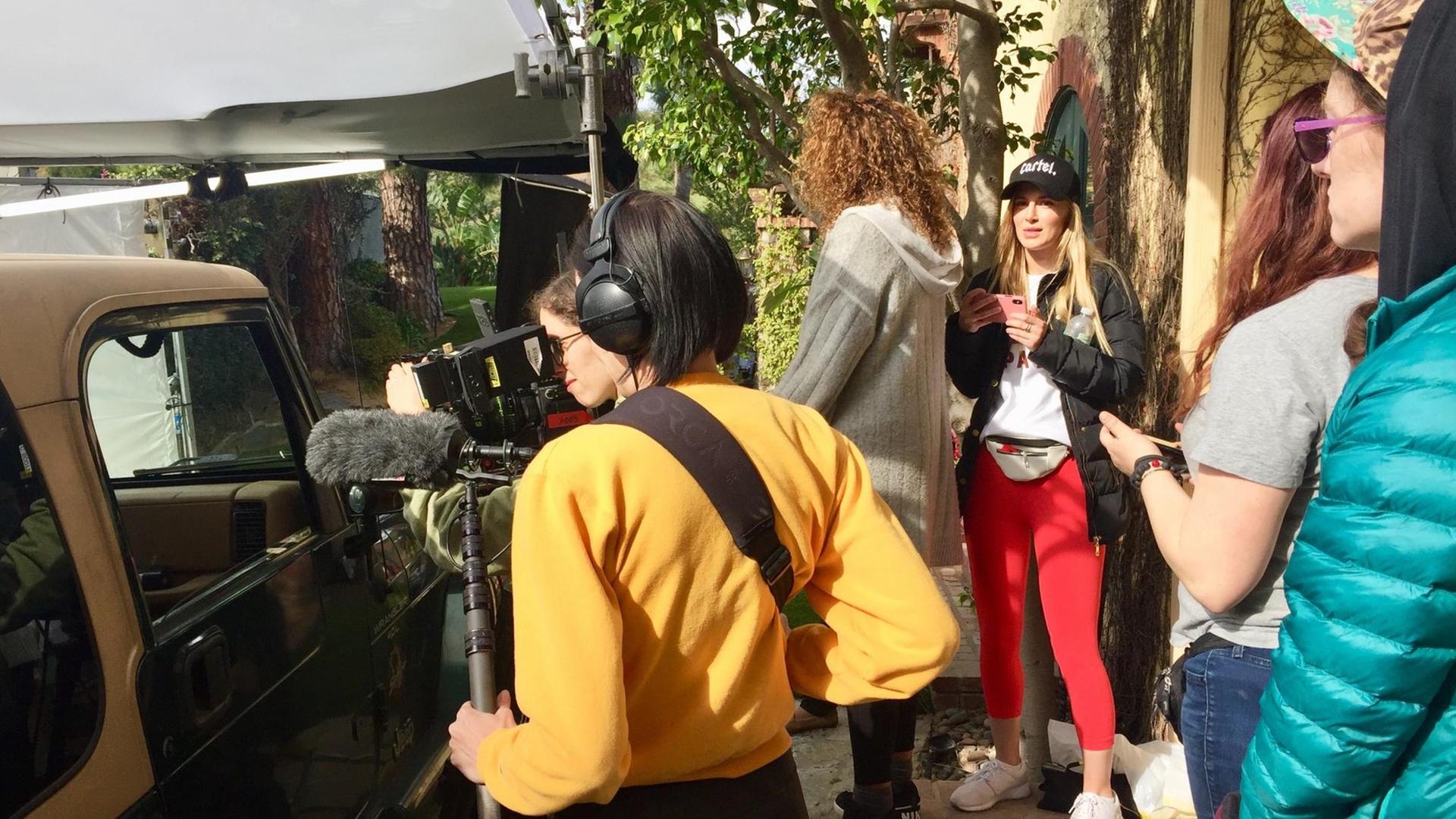 Filmemacherinnen am Filmset der Women's Weekend Film Challenge Filmemacherinnen am Filmset der Women's Weekend Film Challenge