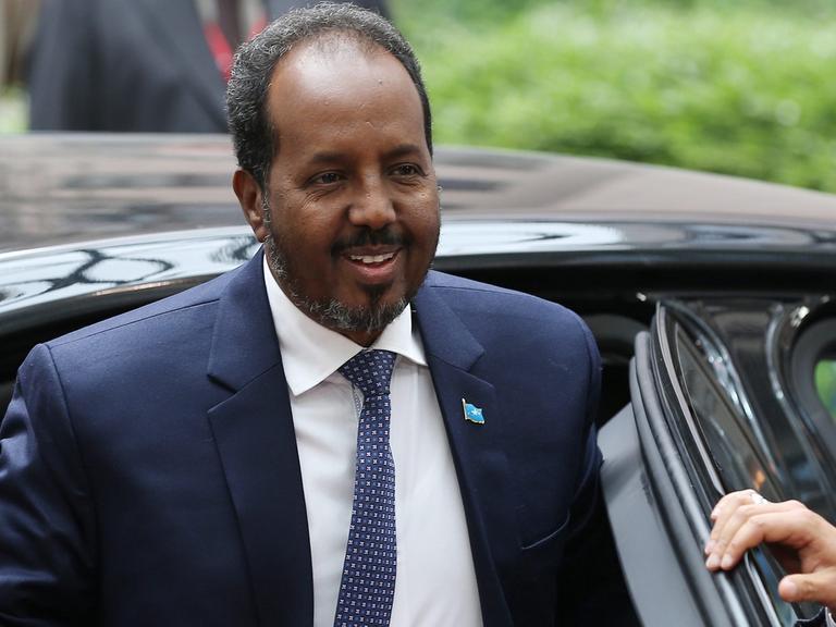 Präsident von Somalia Hassan Sheikh Mohamud im April 2014.