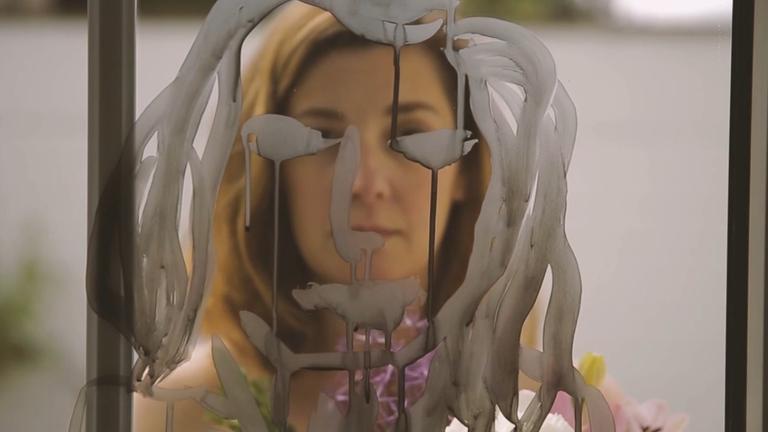 Videostill aus "Gaia-Projekt"- Eine Cyborg-Oper von kainkollektiv. Videostill aus "Gaia-Projekt"- Eine Cyborg-Oper von kainkollektiv.