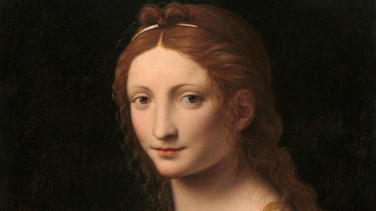 Das Gemälde "Magdalena" von Bernardino Luini, ca. 14801532| Das Gemälde "Magdalena" von Bernardino Luini, ca. 14801532|