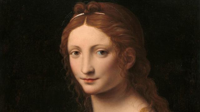 Das Gemälde "Magdalena" von Bernardino Luini, ca. 14801532|