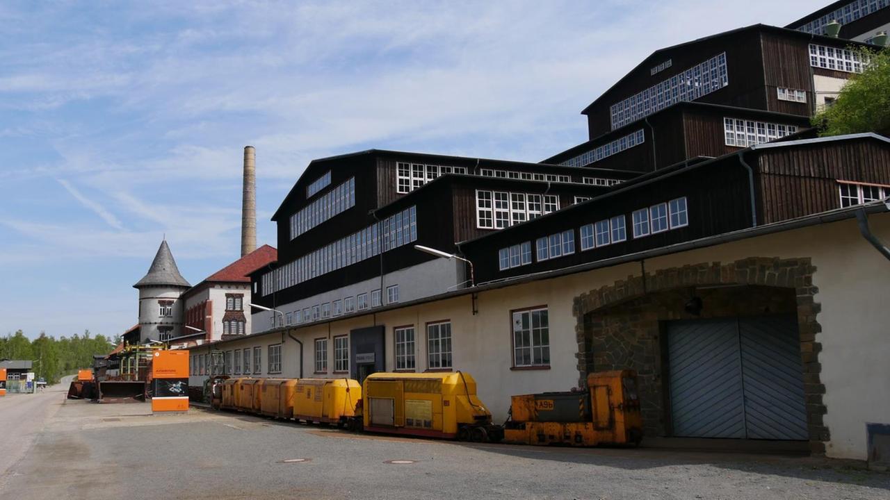 Das ehemalige Bergwerk am Rammelsberg im Harz Das ehemalige Bergwerk am Rammelsberg im Harz