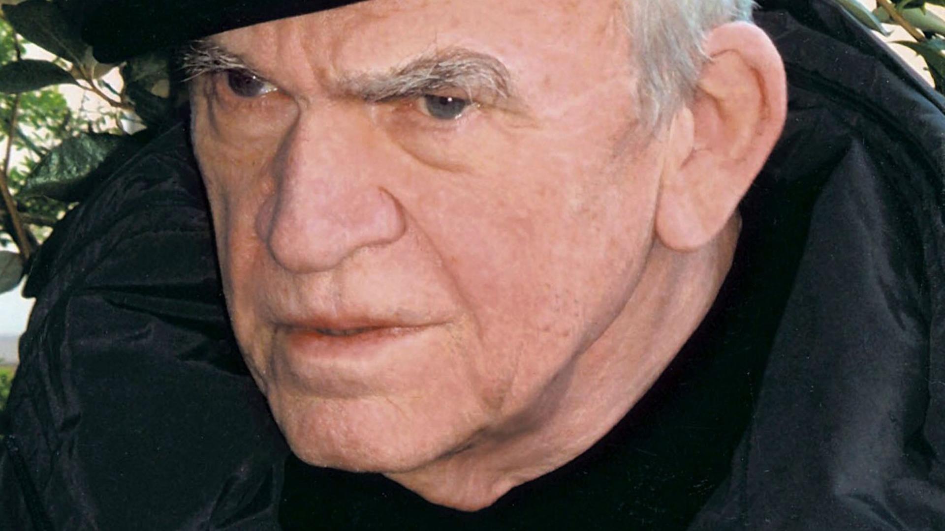 Der Schriftsteller Milan Kundera auf einem Bild von 2005 Der Schriftsteller Milan Kundera auf einem Bild von 2005