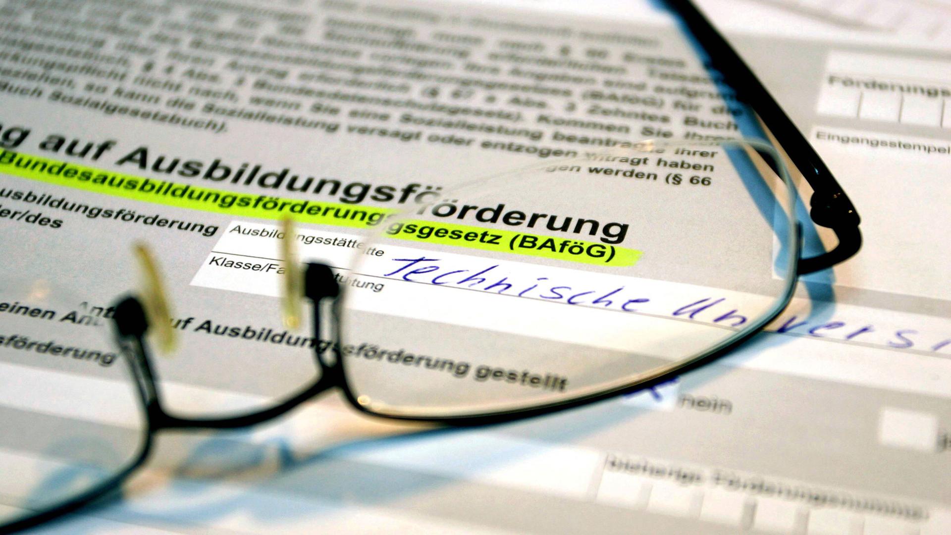 Antrag auf Ausbildungsförderung nach BAföG Antrag auf Ausbildungsförderung nach BAföG