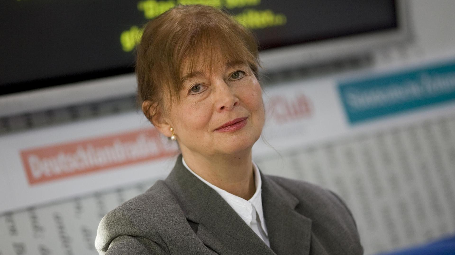 Die Publizistin Barbara Sichtermann. Die Publizistin Barbara Sichtermann.
