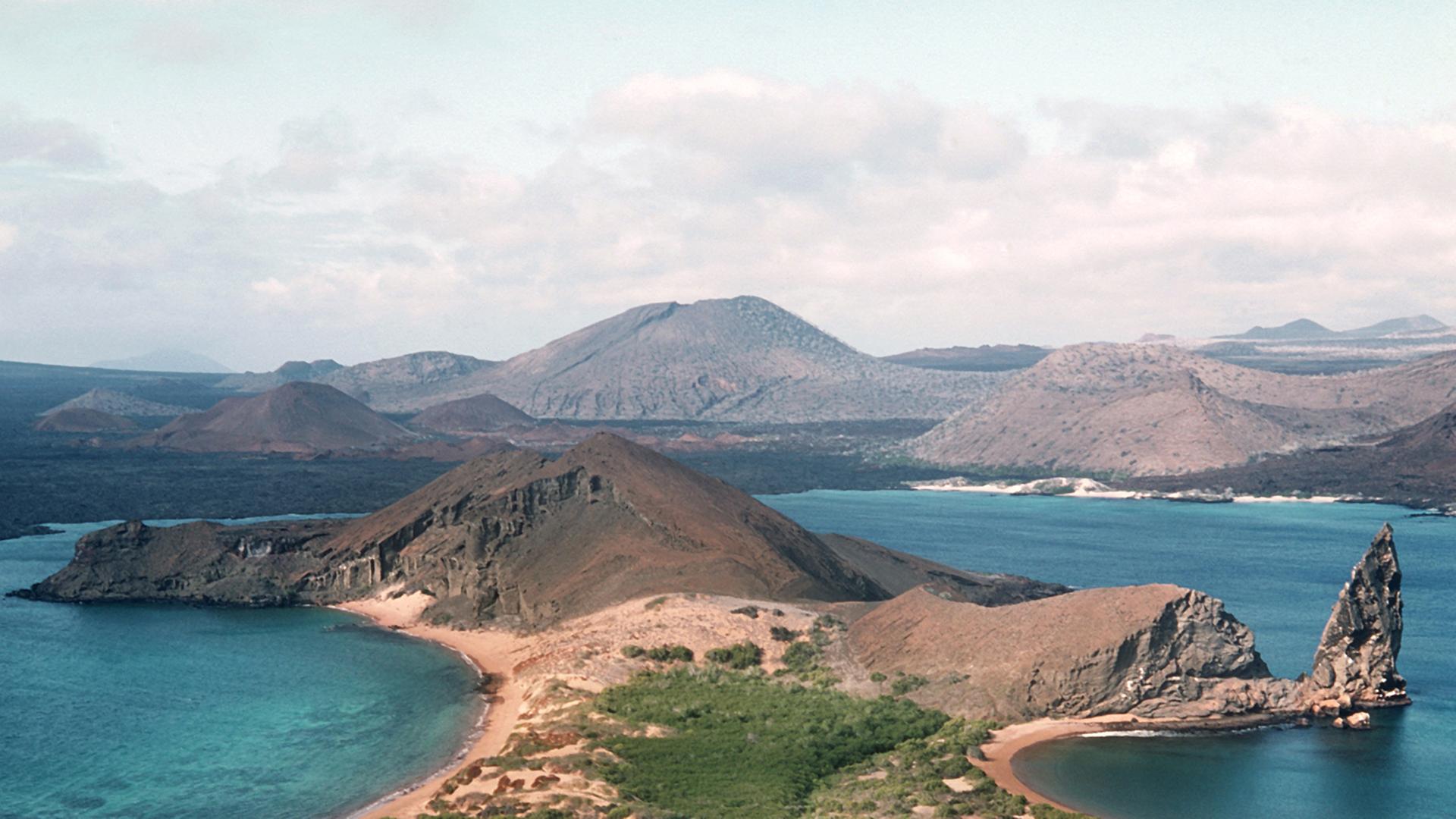 Die Galapagos-Insel Bartholome. Die Galapagos-Insel Bartholome.