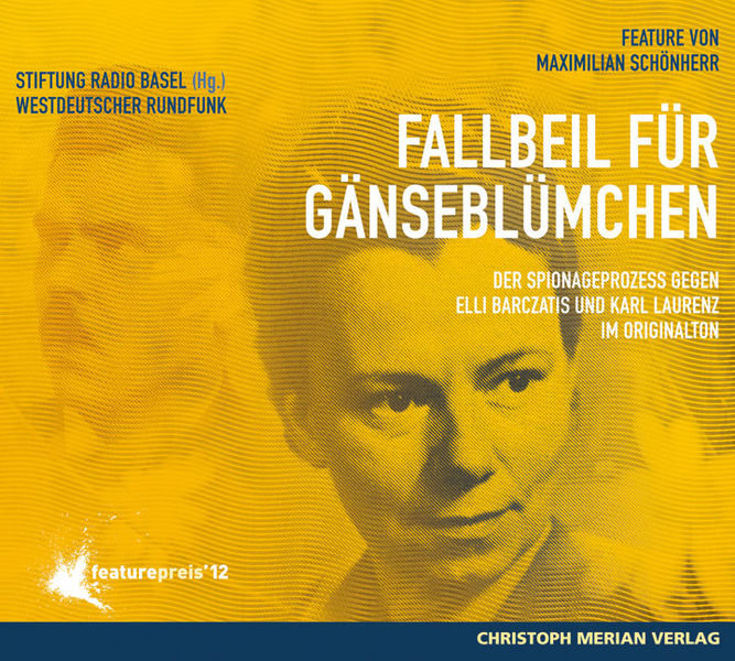 CD-Cover: Maximilian Schönherr "Fallbeil für ein Gänseblümchen“