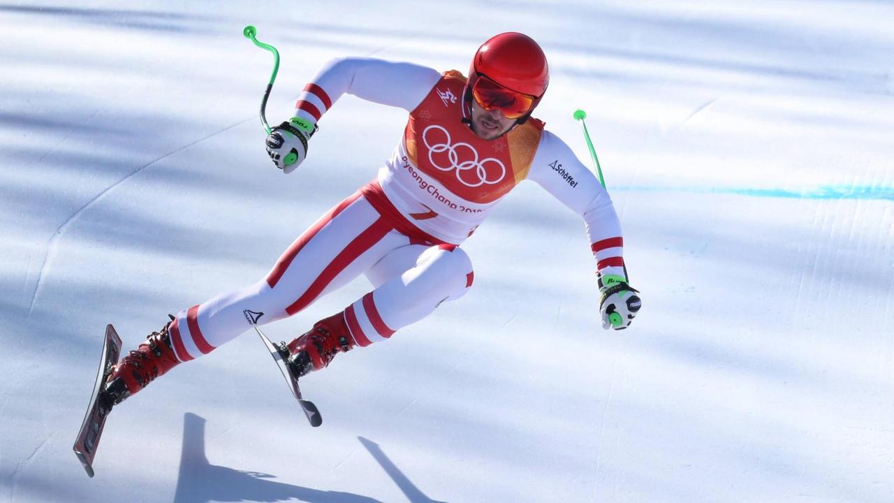 Marcel Hirscher gewinnt die Herren-Kombination in Pyeongchang Marcel Hirscher gewinnt die Herren-Kombination in Pyeongchang