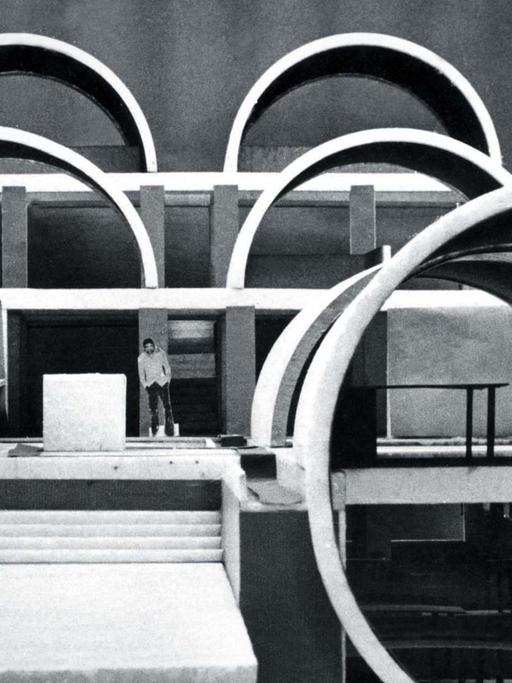 Das vom Pritzker-Preisträger Balkrishna Doshi entworfene Sangath Architect's Studio