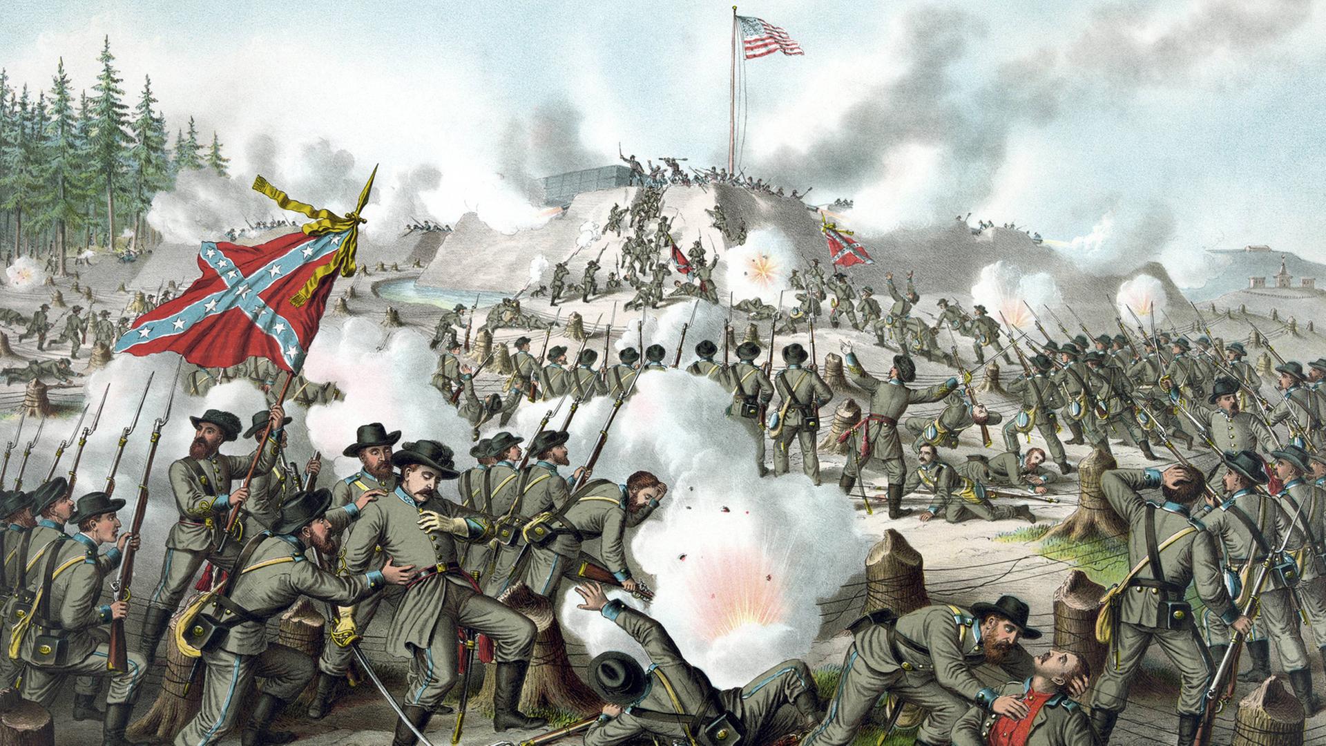 Schlacht von Fort Sanders im amerikanischen Bürgerkrieg 1863 Schlacht von Fort Sanders im amerikanischen Bürgerkrieg 1863
