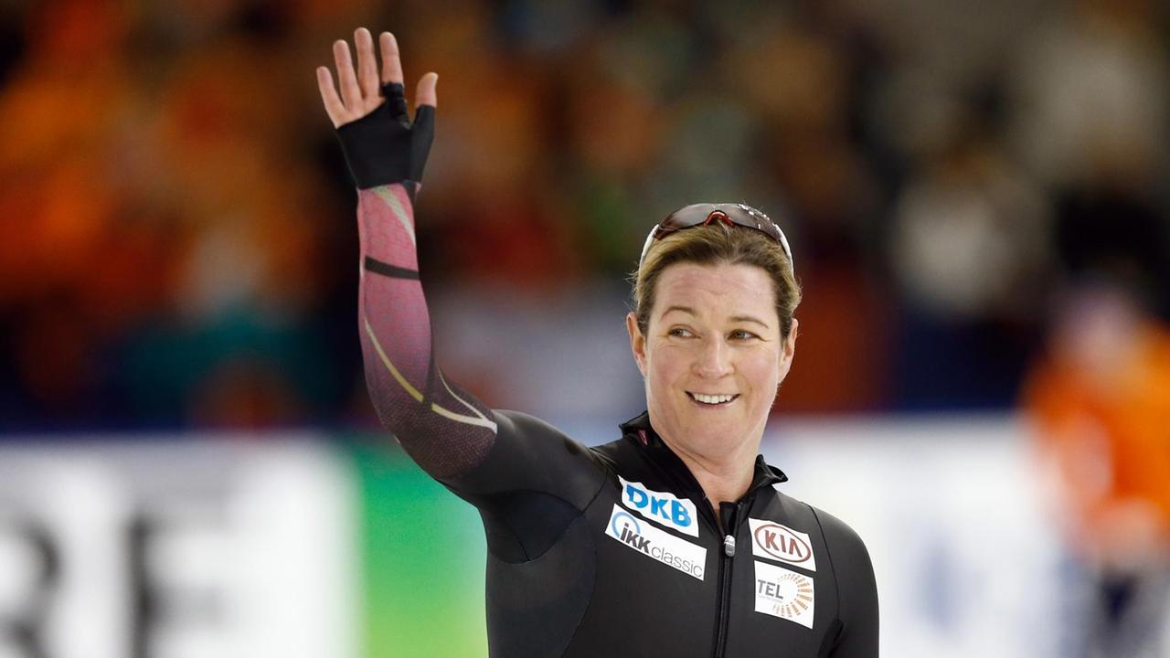 Die Eisschnellläuferin Claudia Pechstein Die Eisschnellläuferin Claudia Pechstein