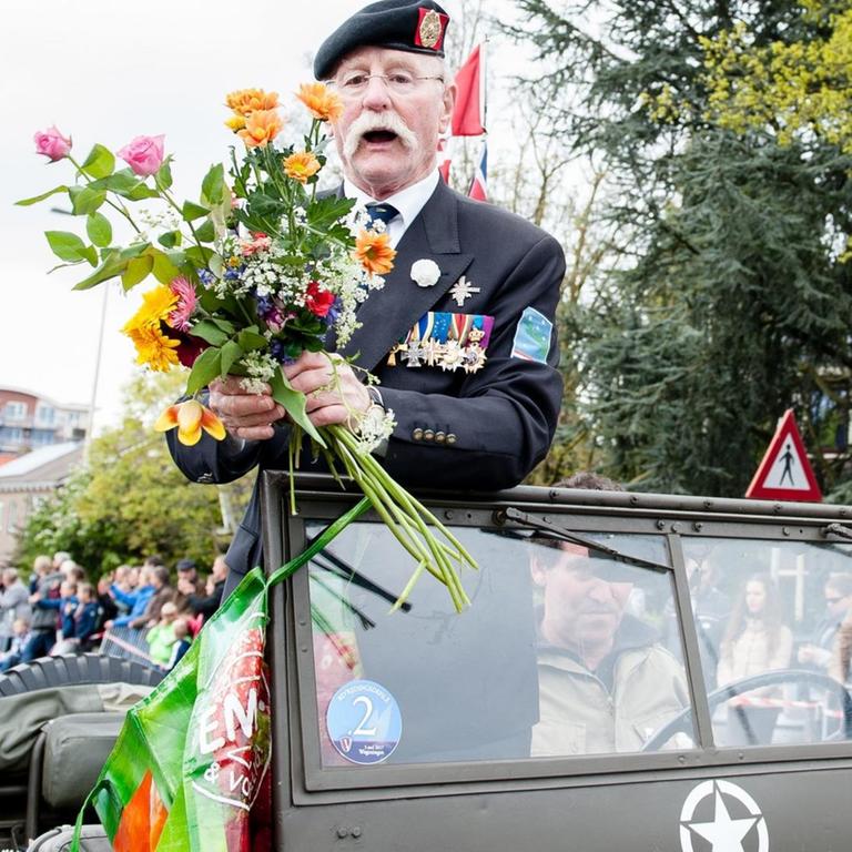 Parade zum Tag der Befreiung von den deutschen Besatzern am 5. Mai in Wageningen/ Niederlande 