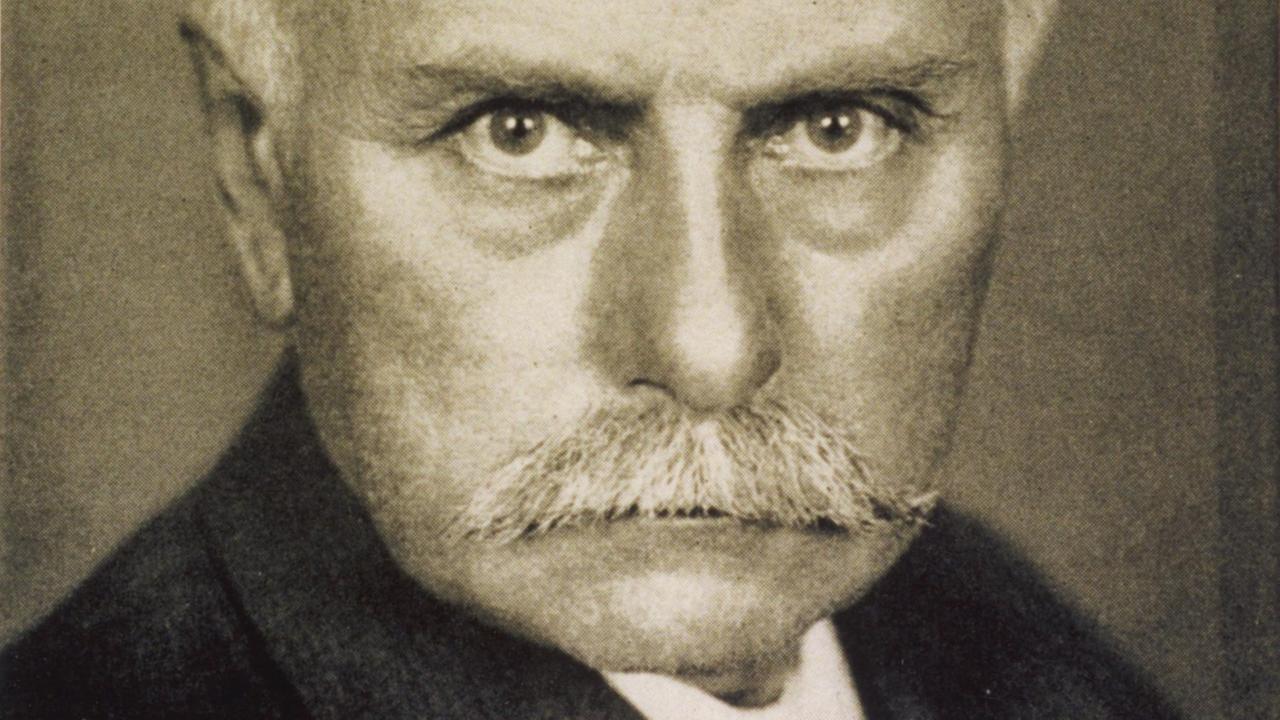 Aufnahme des deutschen Physikers und Nobelpreisträgers Johannes Stark Aufnahme des deutschen Physikers und Nobelpreisträgers Johannes Stark