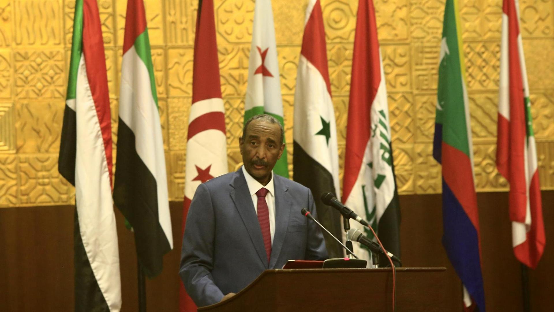General Abdel Fattah al-Burhan am 12.12.2019 in Khartum
