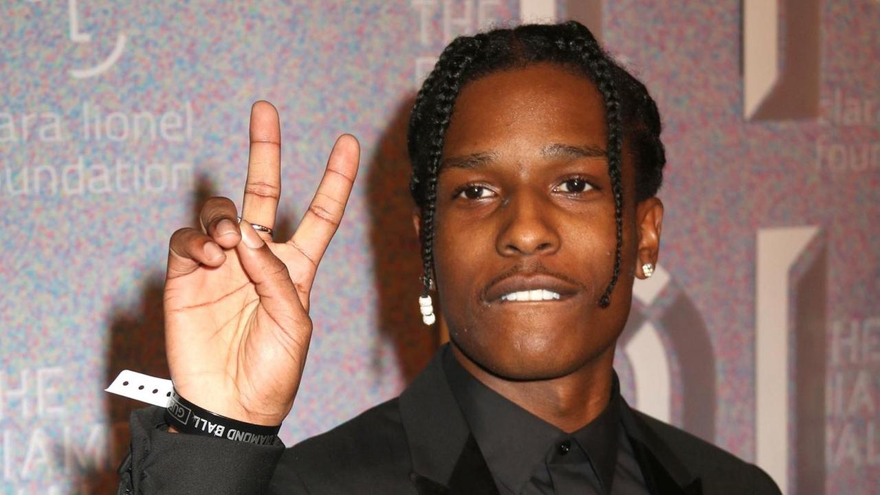 Der Rapper ASAP Rocky Der Rapper ASAP Rocky