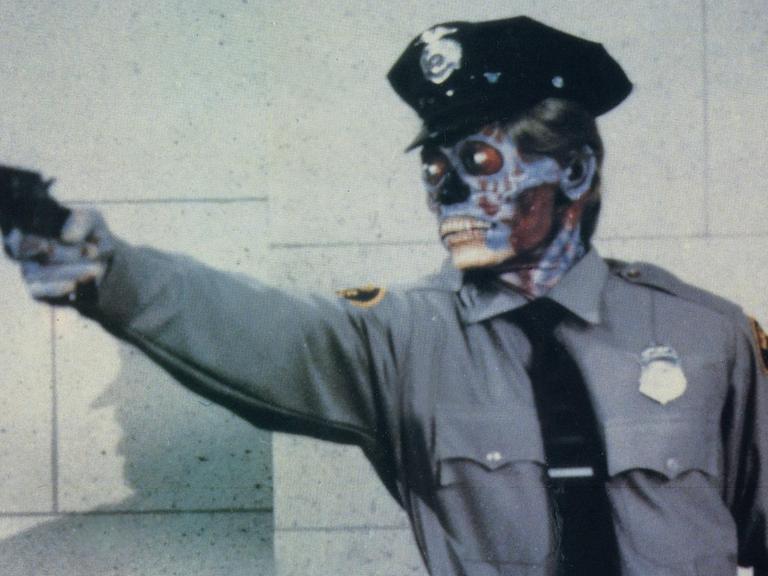 Eine Szene aus John Carpenters Science-Fiction-Horrorfilm "Sie leben" von 1988