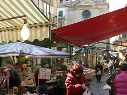 Markt in Palermo auf Sizilien