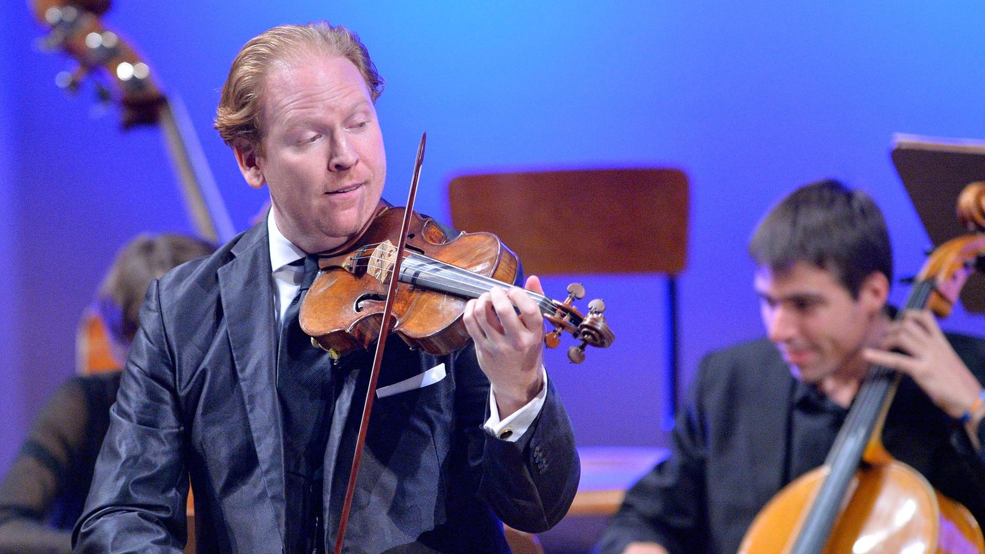 Der südafrikanisch-britische Violinist Daniel Hope Der südafrikanisch-britische Violinist Daniel Hope