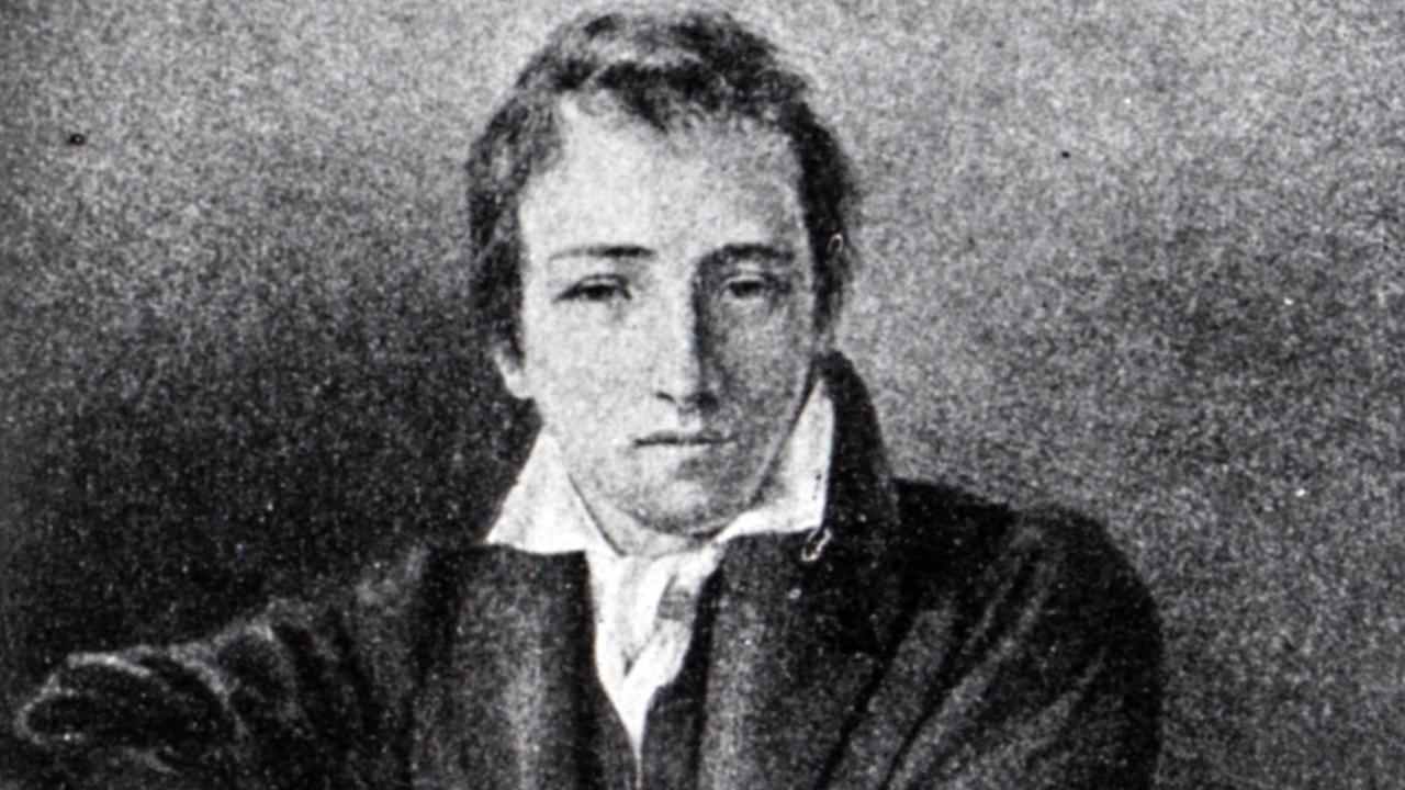 Undatiertes Portrait des Dichters und Schriftstellers Heinrich Heine (1797-1856) Undatiertes Portrait des Dichters und Schriftstellers Heinrich Heine (1797-1856)
