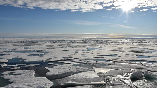 Die Eisdecke am Nordpol
