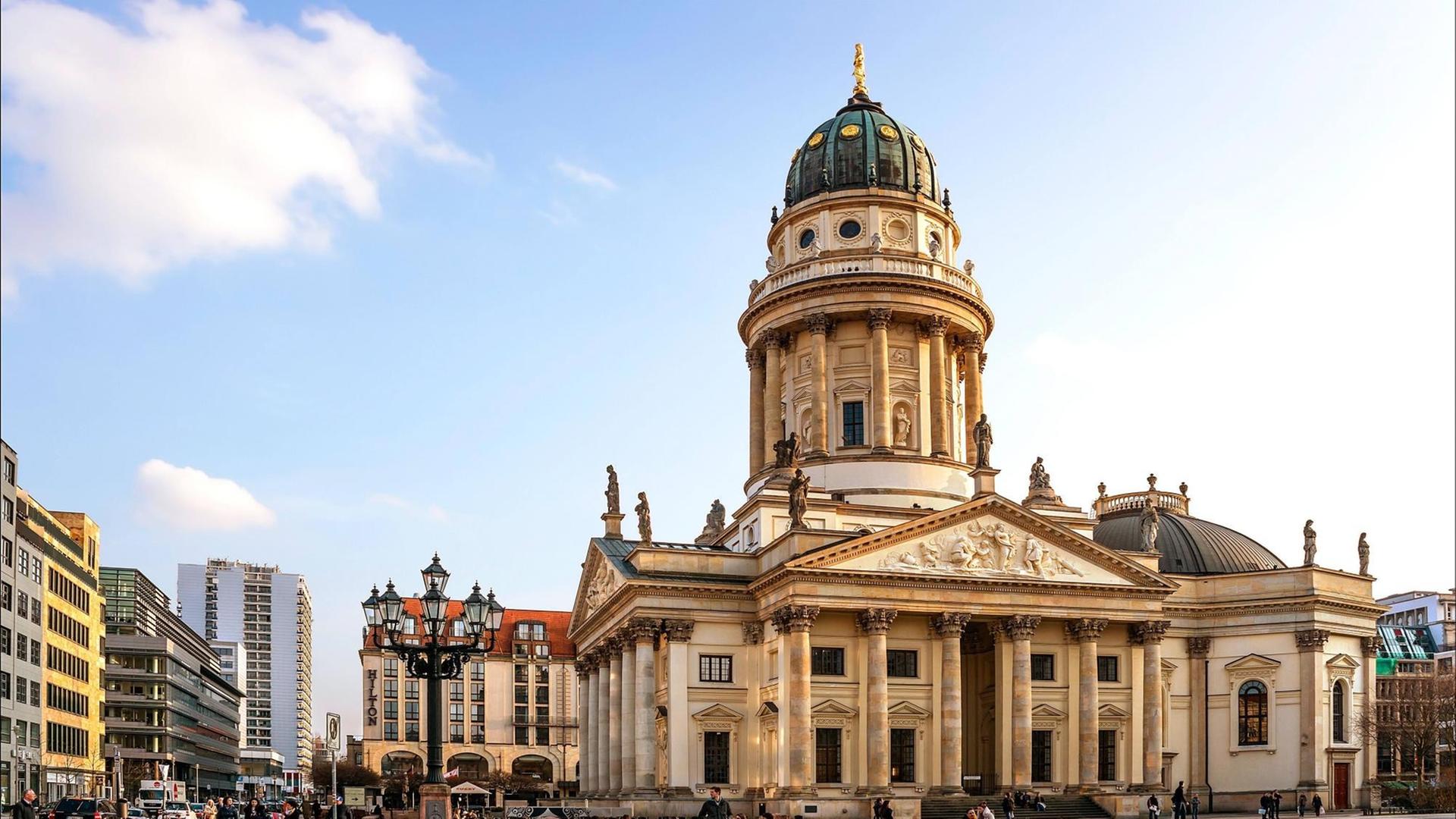 Deutscher Dom am Gendarmenmarkt in Berlin, Deutschland Deutscher Dom am Gendarmenmarkt in Berlin, Deutschland