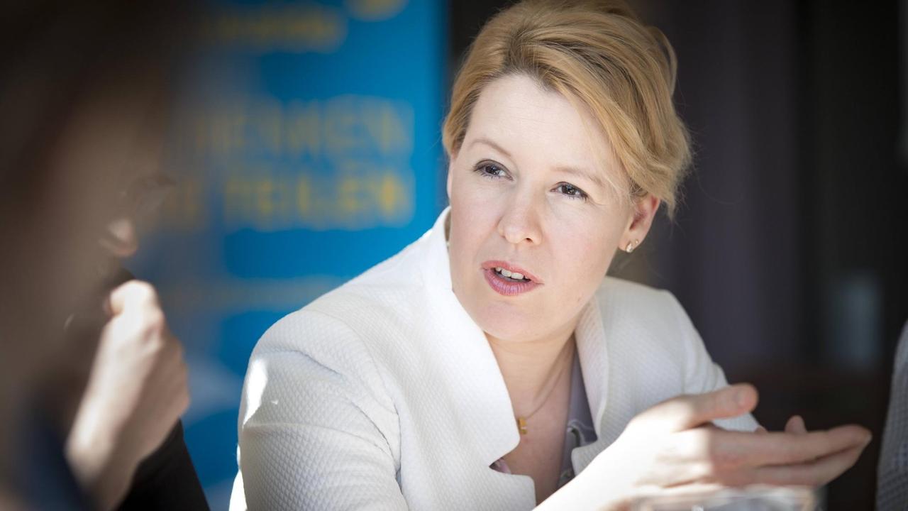 Bundesfamilienministerin Franziska Giffey Bundesfamilienministerin Franziska Giffey