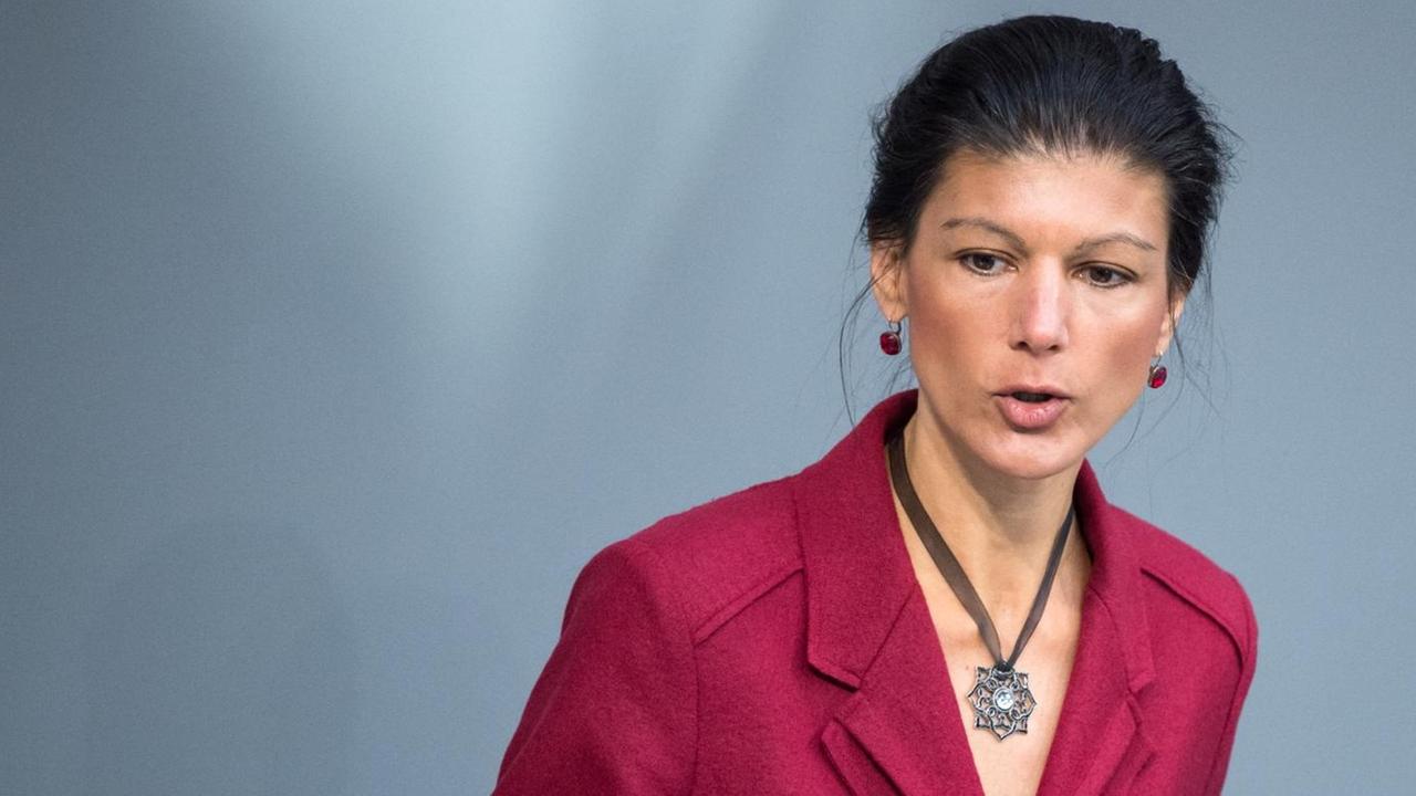 Sahra Wagenknecht im Bundestag Sahra Wagenknecht im Bundestag