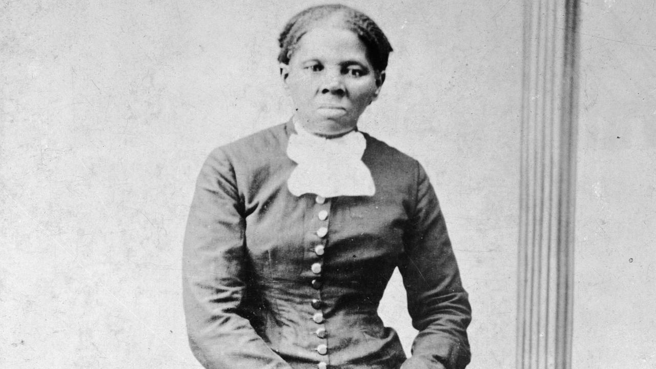 Porträt der Fluchthelferin Harriet Tubman, die im 19. Jahrhundert vielen Sklaven zur Freiheit verhalf. 