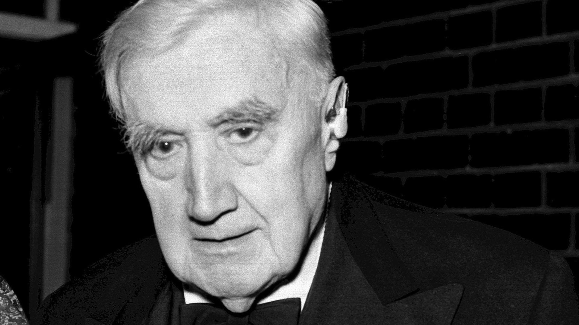 Der britische Komponist Ralph Vaughan Williams im Jahr 1957 Der britische Komponist Ralph Vaughan Williams im Jahr 1957