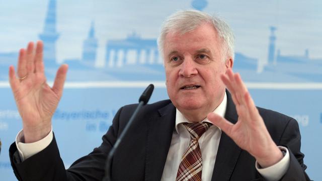 Der Ministerpräsident von Bayern, Horst Seehofer (CSU).