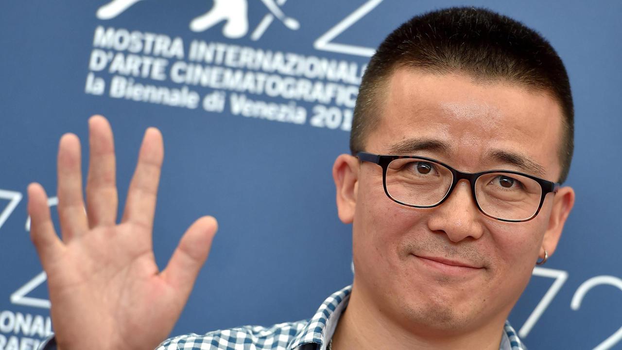 Der chinesische Regisseur Zhao Liang beim Filmfestival in Venedig