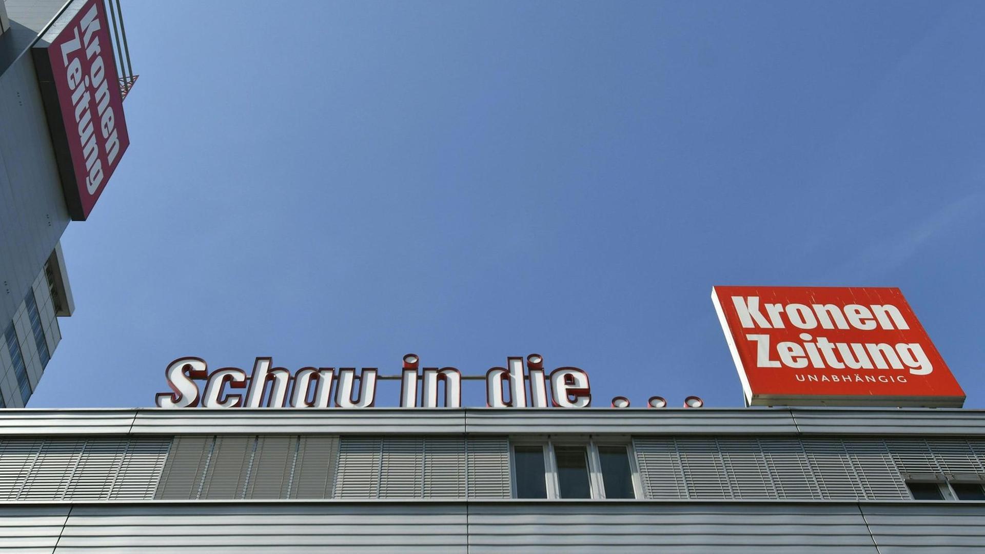 Das Gebäude der "Kronen Zeitung" in der Muthgasse in Wien-Heiligenstadt, aufgenommen am Freitag, 22. März 2019. Das Gebäude der "Kronen Zeitung" in der Muthgasse in Wien-Heiligenstadt, aufgenommen am Freitag, 22. März 2019.