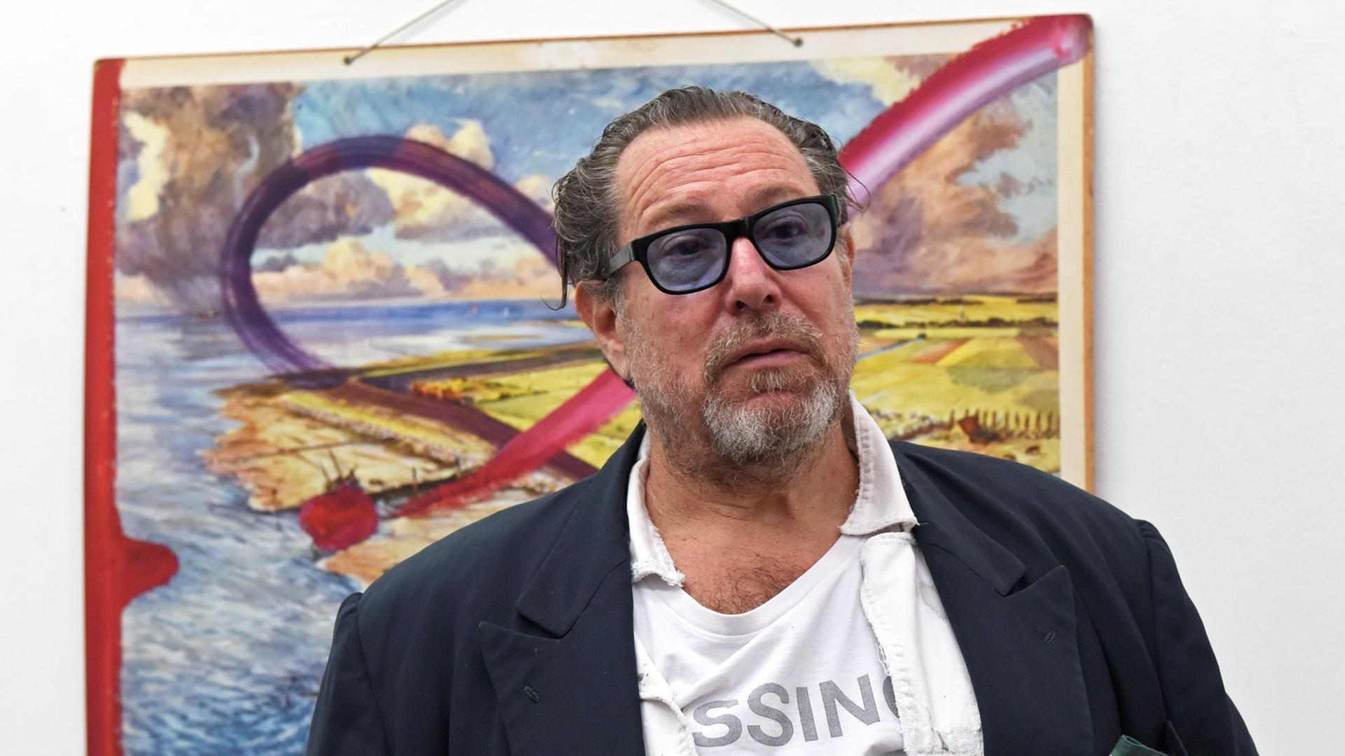 Der US-amerikanische Maler Julian Schnabel Der US-amerikanische Maler Julian Schnabel