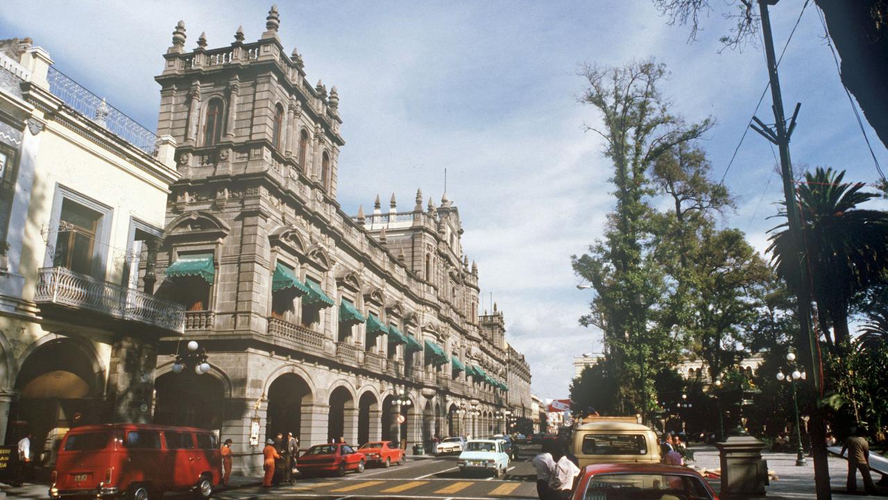 Blick auf die Stadtverwaltung in Puebla. (Undatierte Aufnahme). Das historische Zentrum von Puebla wurde 1987 von der Unesco in die Welterbe-Liste aufgenommen. Blick auf die Stadtverwaltung in Puebla. (Undatierte Aufnahme). Das historische Zentrum von Puebla wurde 1987 von der Unesco in die Welterbe-Liste aufgenommen.