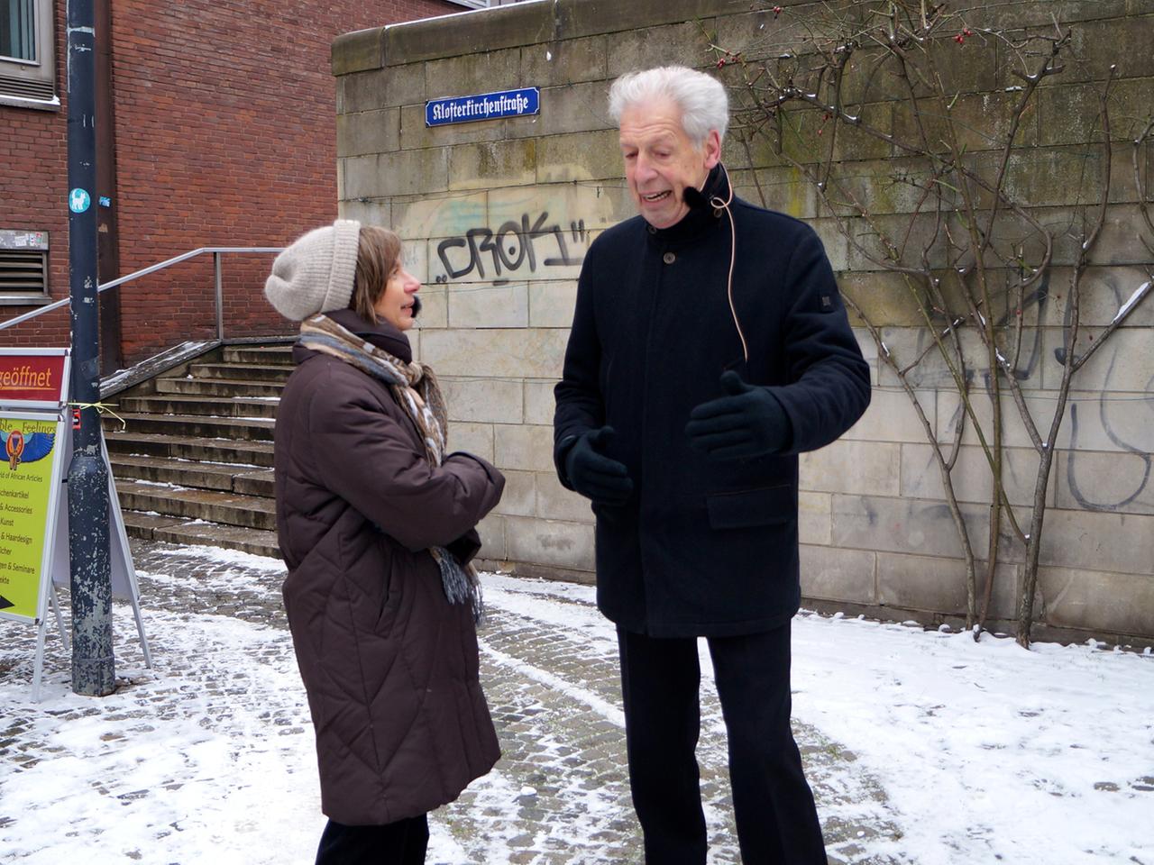 Henning Scherf und Renate Schönfelder in Bremen Henning Scherf und Renate Schönfelder in Bremen