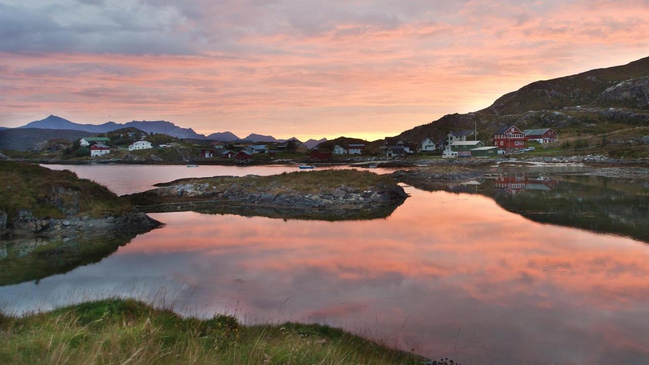 Küstenlandschaft auf Sommarøy Küstenlandschaft auf Sommarøy