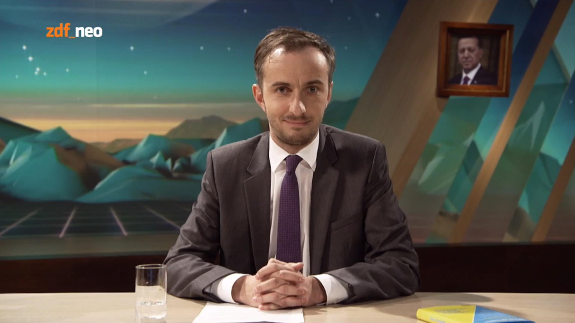 Jan Böhmermann in seiner Sendung Jan Böhmermann in seiner Sendung