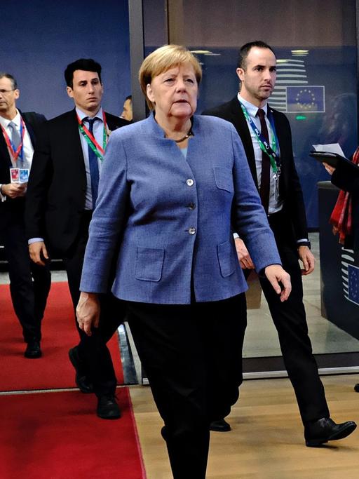 Bundeskanzlerin Merkel beim EU-Gipfel in Brüssel