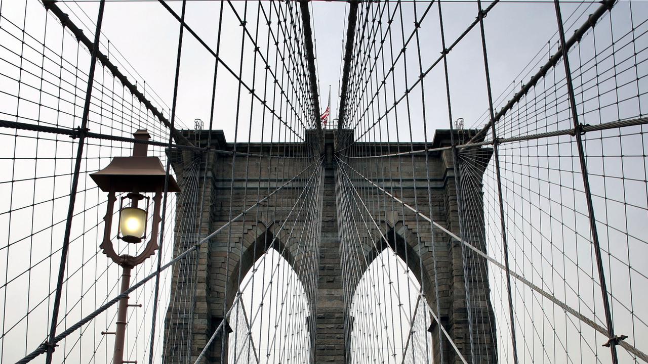 Die Brooklyn Bridge in New York Die Brooklyn Bridge in New York