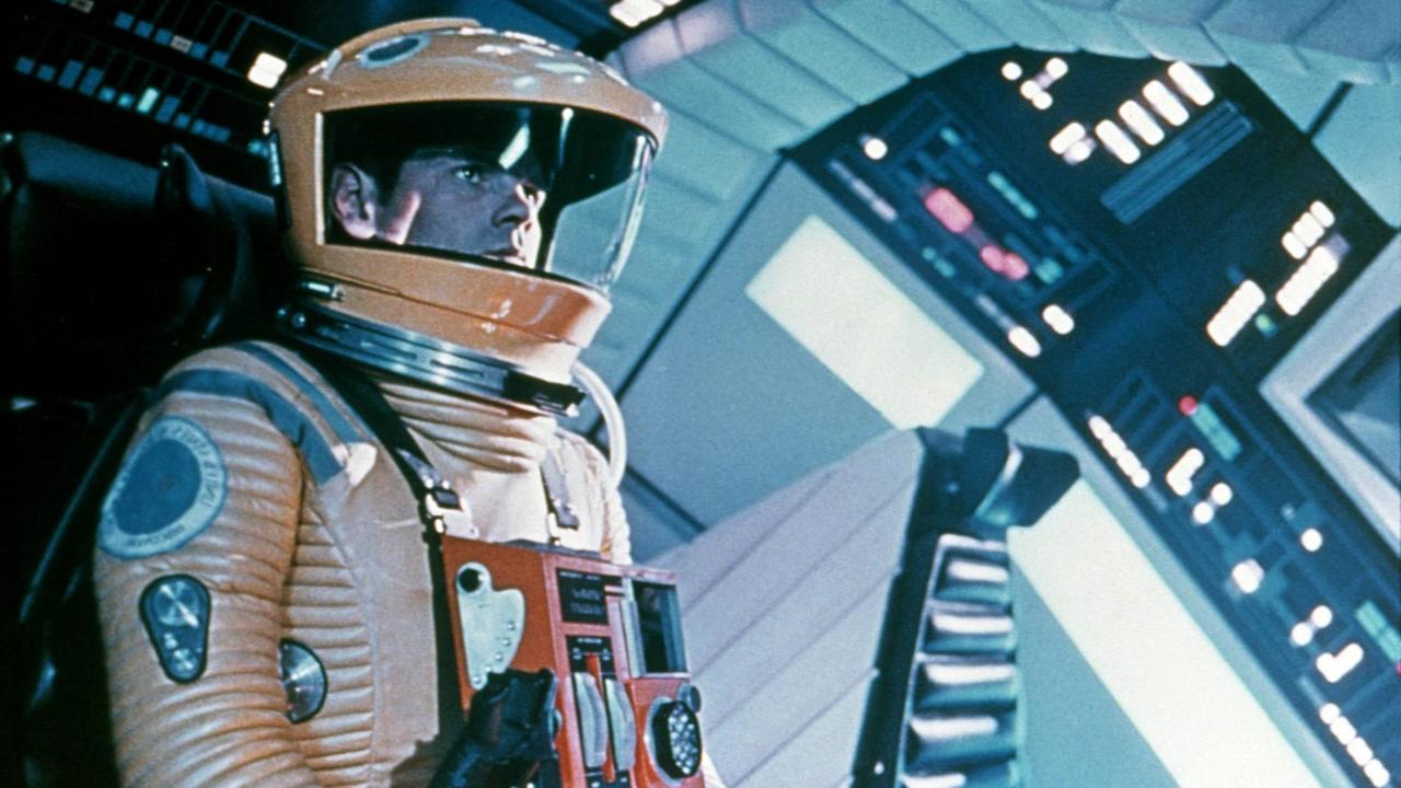 Szene aus Stanley Kubricks Science-Fiction-Klassiker "Odyssee im Weltall" Szene aus Stanley Kubricks Science-Fiction-Klassiker "Odyssee im Weltall"