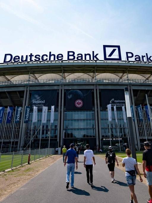 Blick auf den Deutsche Bank Park in Frankfurt am Main.