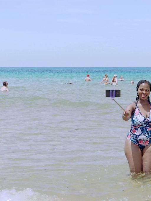 Auf der Ilha dos Portugueses hat MSC eine eigene Beach Lounge errichtet. Hier sollen die Touristen essen, trinken, entspannen. Die Lokalbevölkerung hat keinen Zutritt