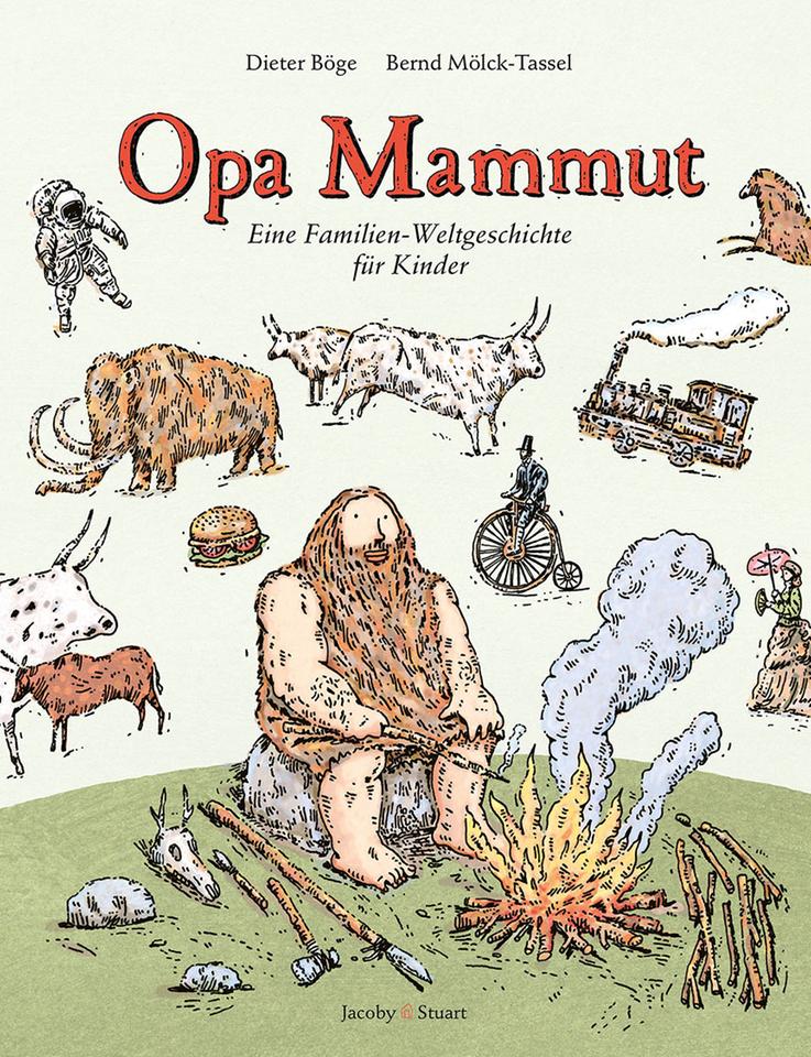 Buchcover: "Opa Mammut" von Dieter Böge und Bernd Mölck-Tassel
